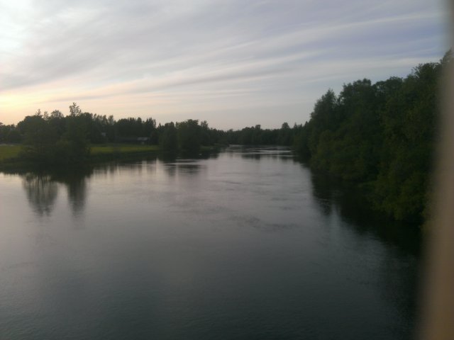 11 июня, красивая река.